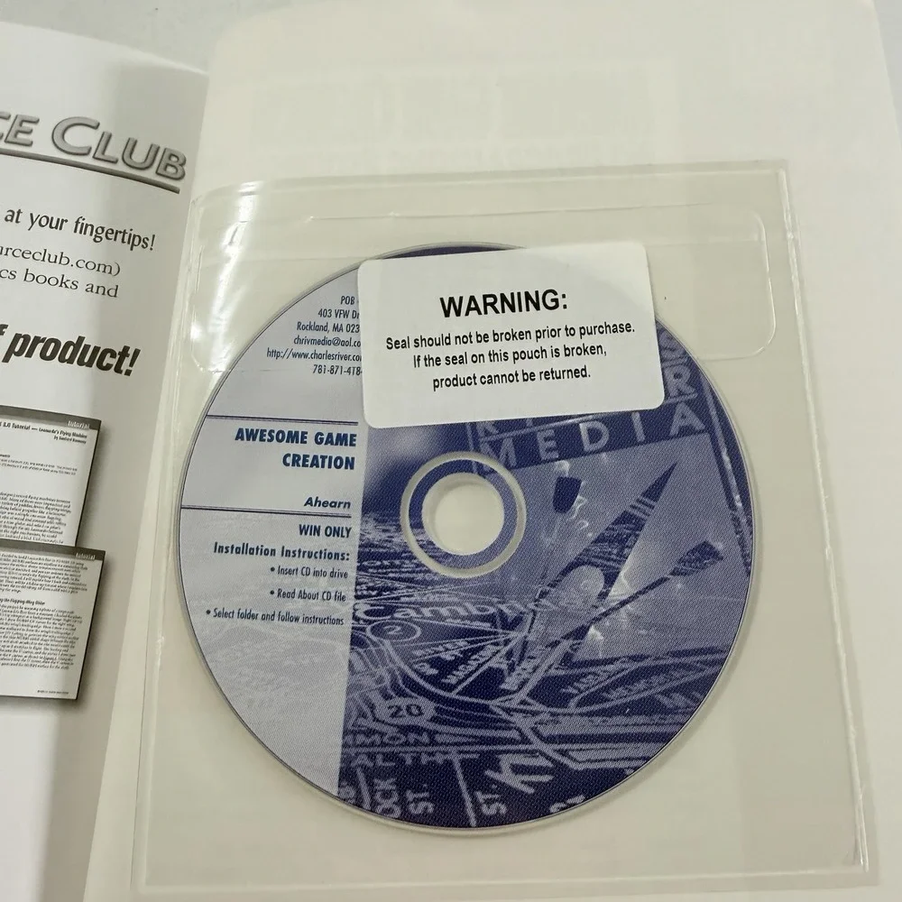 Awesome Game Creation: No Programming Required W/ CD Luke Ahearn‎ 2000 NEW